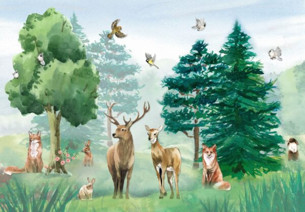 Zwierzęta polskich lasów – pogadanka w przedszkolu